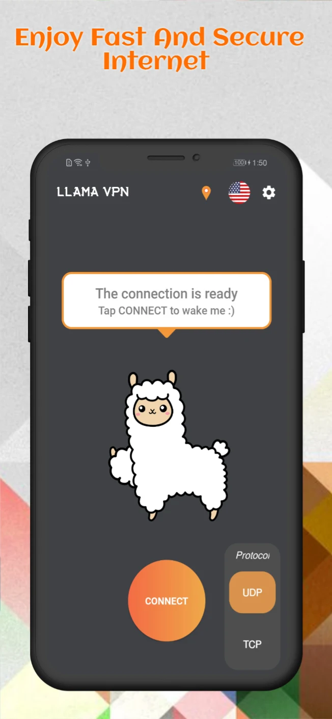 Llama VPN: Unlimited VPN Proxy Screenshot 2 