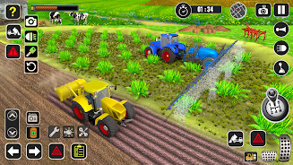 Tractor Farming Game Harvester Screenshot 2