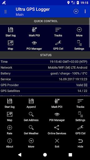 Ultra GPS Logger Lite Screenshot 3 