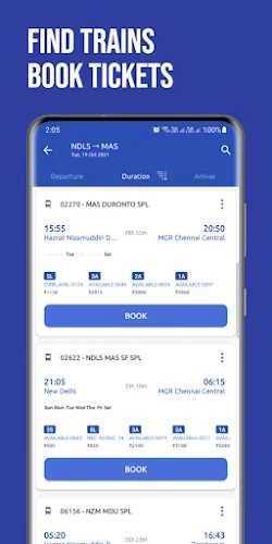 Mobile IRCTC Ticket Booking Screenshot 5