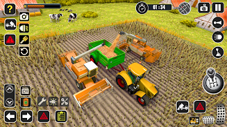 Tractor Farming Game Harvester Screenshot 3 