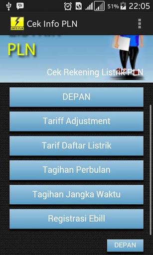 Info dan Cek Tagihan Listrik Screenshot 4 