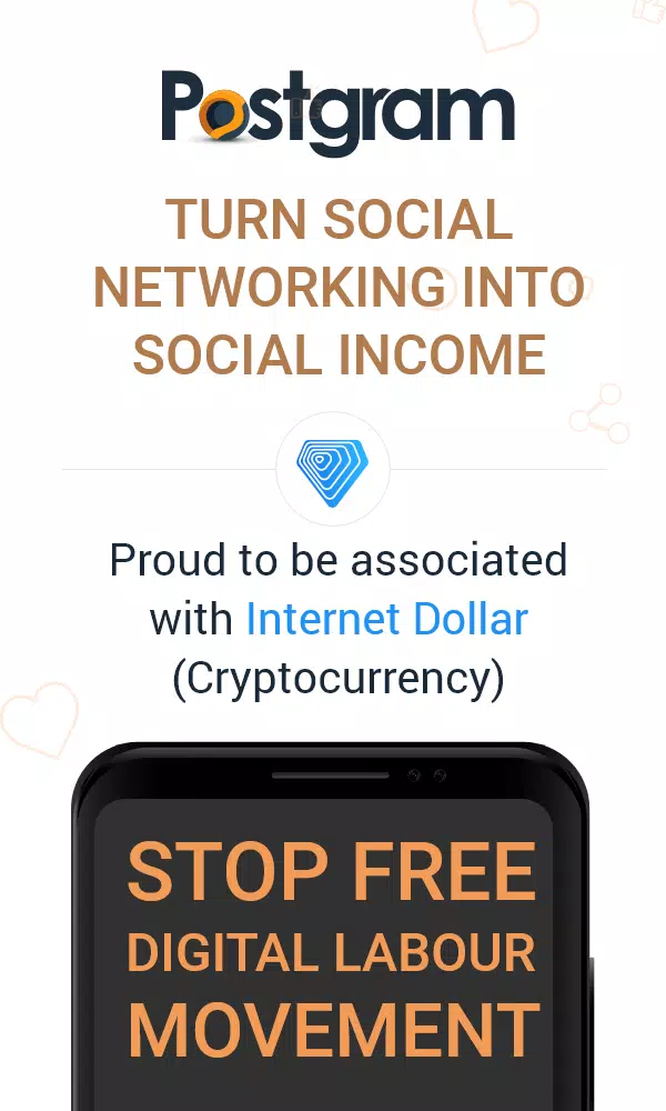 Postgram - Blockchain Powered Social Network Screenshot 1