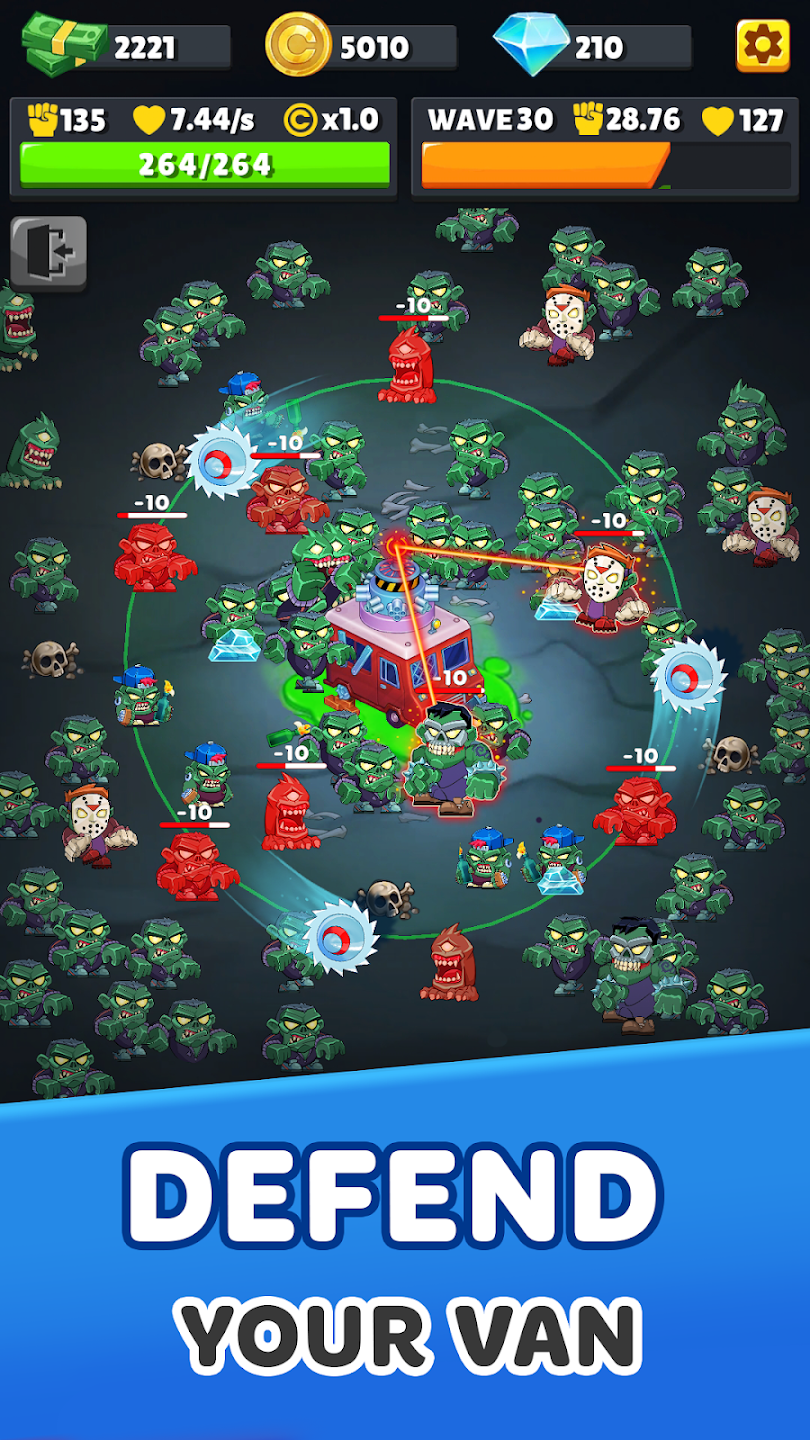 Zombie Van: Tower Defense TD Screenshot 2 