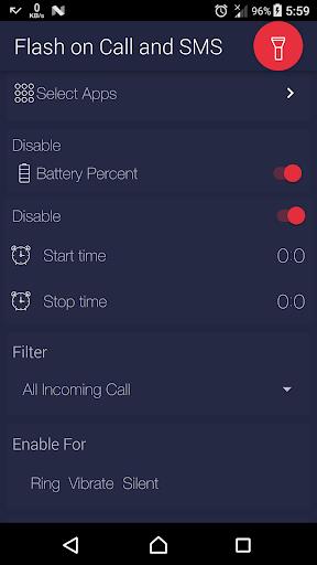 Flash on Call and SMS Screenshot 4