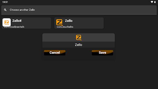 Button for the Zello Screenshot 2 