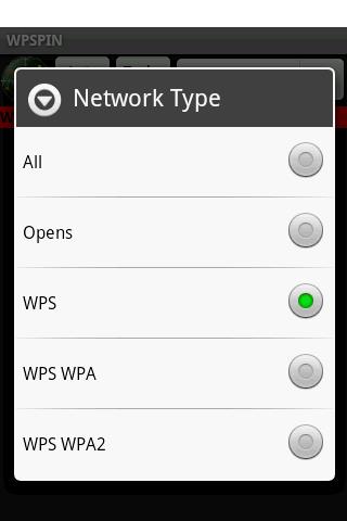 WPSPIN. WPS Wireless Scanner. Screenshot 2