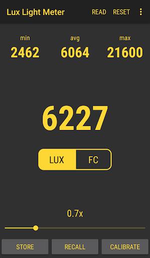 Lux Light Meter Pro Screenshot 2 