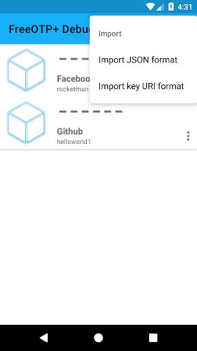 FreeOTP+ (2FA Authenticator) Screenshot 3