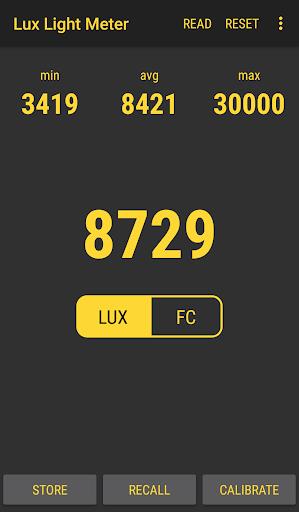 Lux Light Meter Pro Screenshot 1 