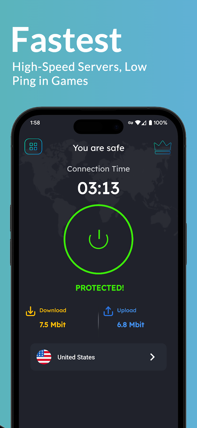 UAE VPN Plus — The VPN Master! Screenshot 1 