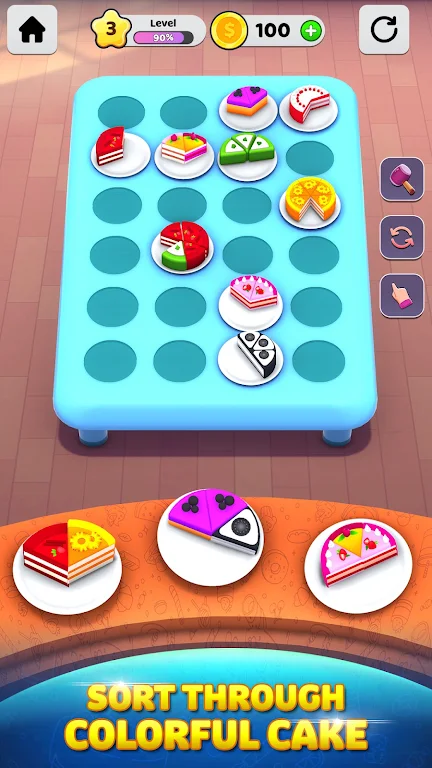 Cake Sort 3D - Sorting Games Screenshot 1 