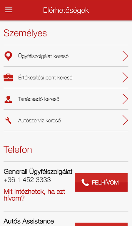 Generali Ügyfélpont Screenshot 1 