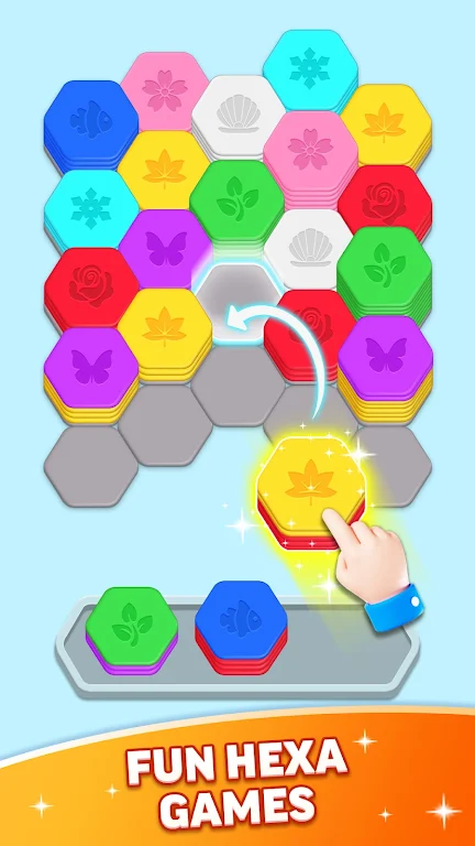 Hexa Sort Master: Merge Puzzle Screenshot 2