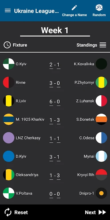 Ukraine League Calculator 2024 Screenshot 1 