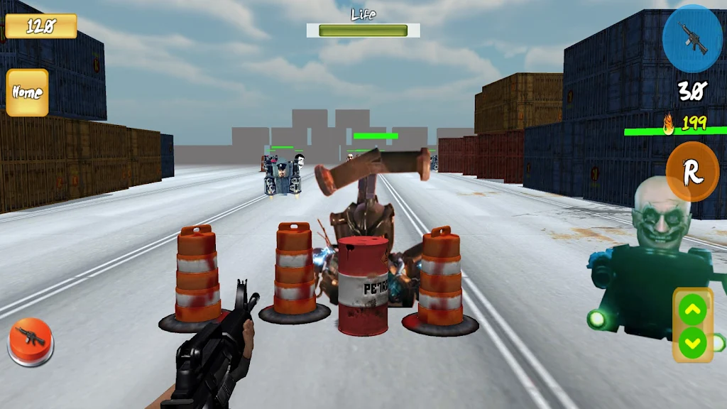 Headed toilets nextbot shooter Screenshot 3 