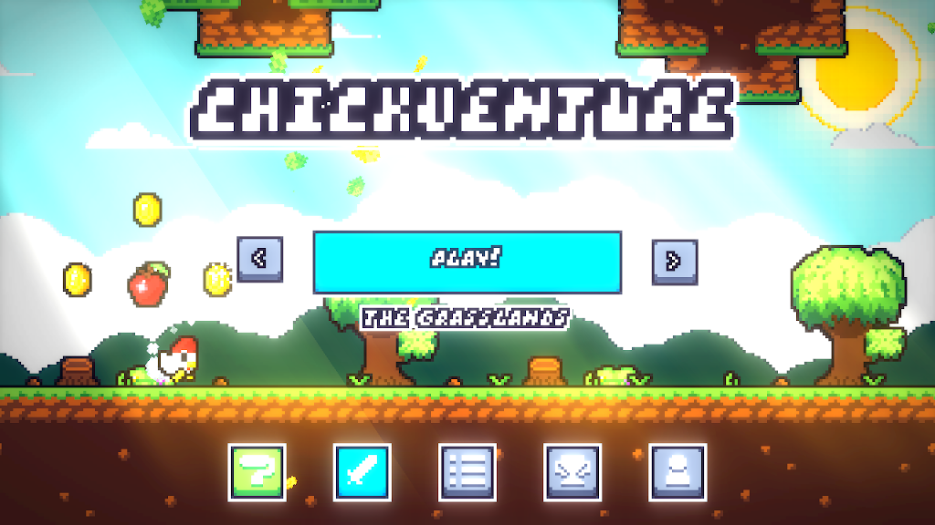 Chickventure: A Runner Game Screenshot 1 