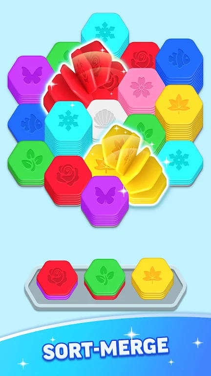 Hexa Sort Master: Merge Puzzle Screenshot 3