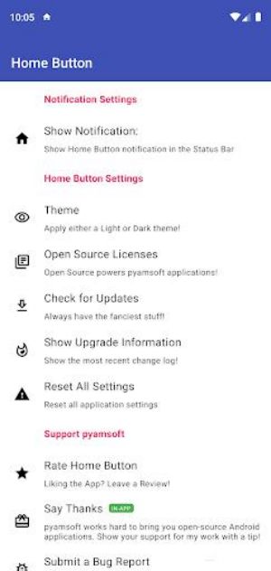 Home Button Screenshot 3