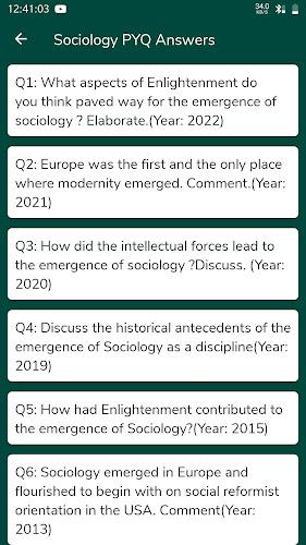 UPSC Sociology : Notes + Books Screenshot 3 