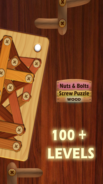 Nuts & Bolts Screw Puzzle Wood Screenshot 4