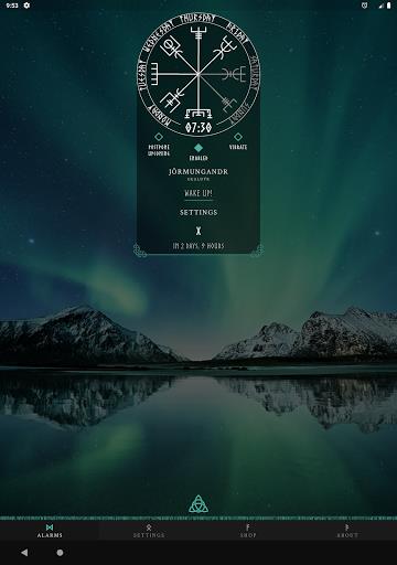 Viking music alarm clock Screenshot 1 