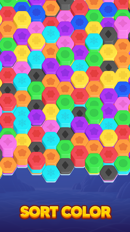 Royal Hexa: Sort Puzzle Screenshot 1