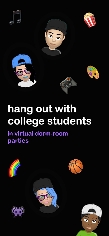 nup - virtual college parties Screenshot 1