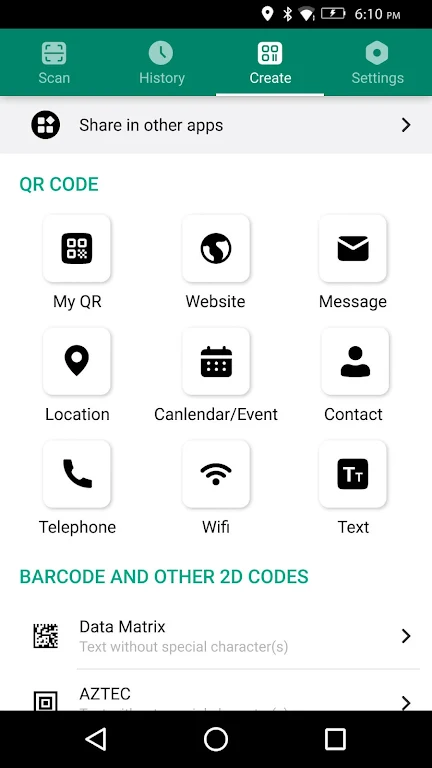 Barcode & QR code scanner Screenshot 3 