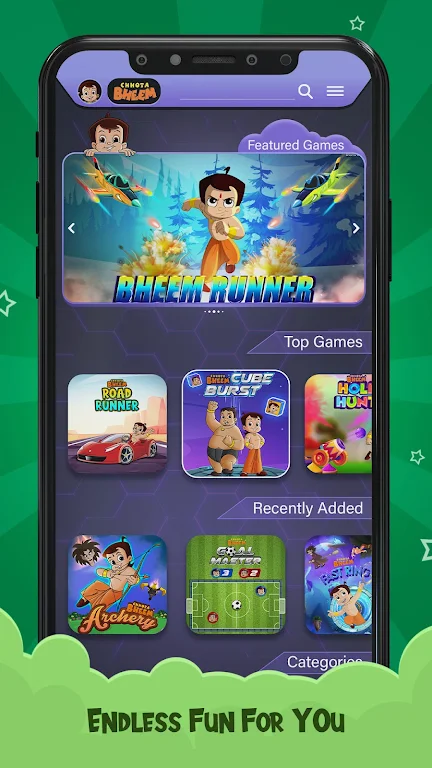 Chhota Bheem Gaming Zone Screenshot 1