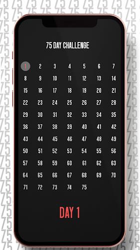 75 Day Hard Challenge Tracker Screenshot 1 