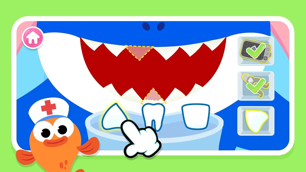 Baby Shark Dentist Play: Game Screenshot 1 