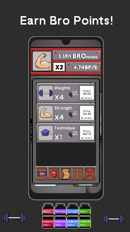 Gym Bro: Idle Sim Screenshot 3