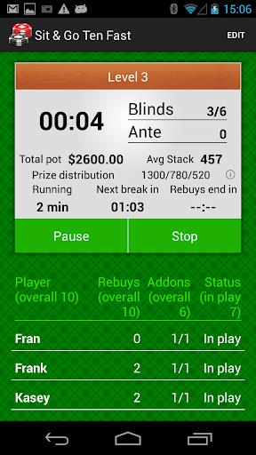 Poker Timer Screenshot 3 