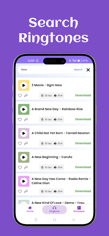 MobApp Ringtone Wallpaper 2024 Screenshot 4 