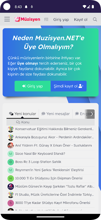 Müzisyen.net Screenshot 3 