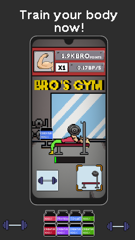 Gym Bro: Idle Sim Screenshot 2