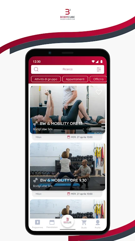 BodyCube Fitness Milano Screenshot 3