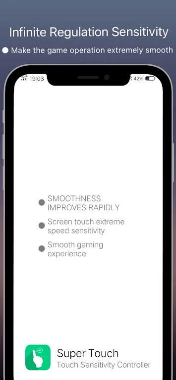 Super Touch -speed sensitivity Screenshot 2 