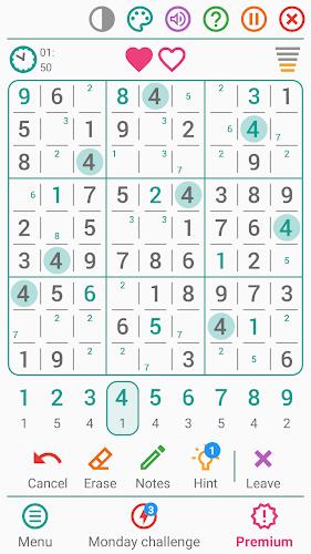 Sudoku - Classic Puzzle Game Screenshot 1