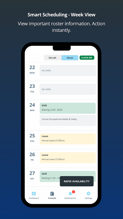 nimbus Employee App Screenshot 3