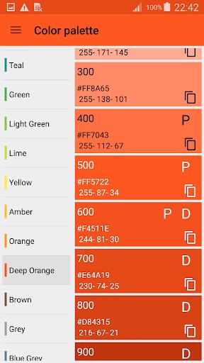 Material design color picker Screenshot 4