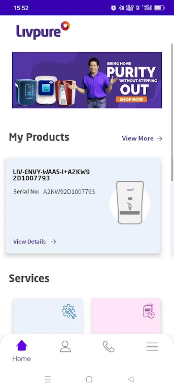 Livpure Service Screenshot 2