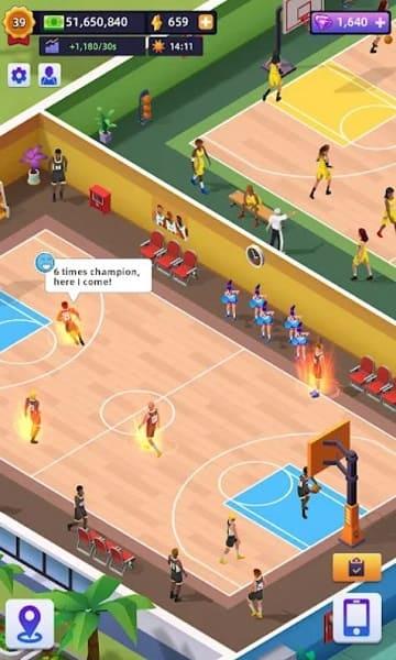 Idle Basketball Arena Mod Screenshot 2