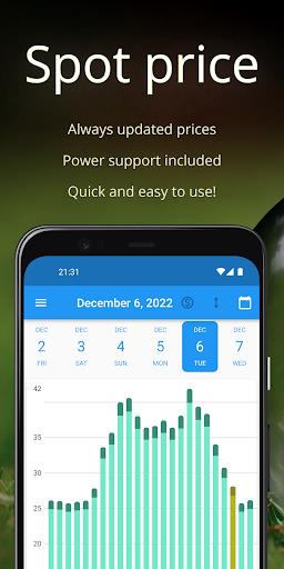 Spot price (Electricity price) Screenshot 1 