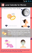 Lunar Calendar for Women Screenshot 1