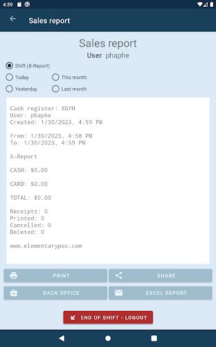 Elementary POS - cash register Screenshot 10 