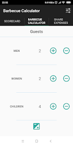 Scorekeeper & BBQ Calculator Screenshot 3