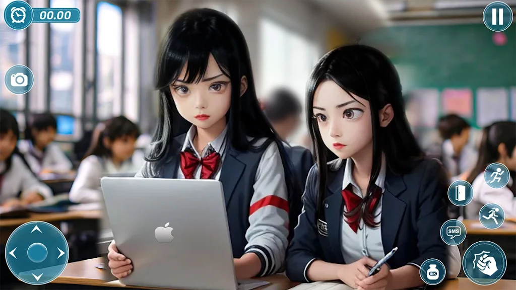 School Simulator Anime Girl 3D Screenshot 1 