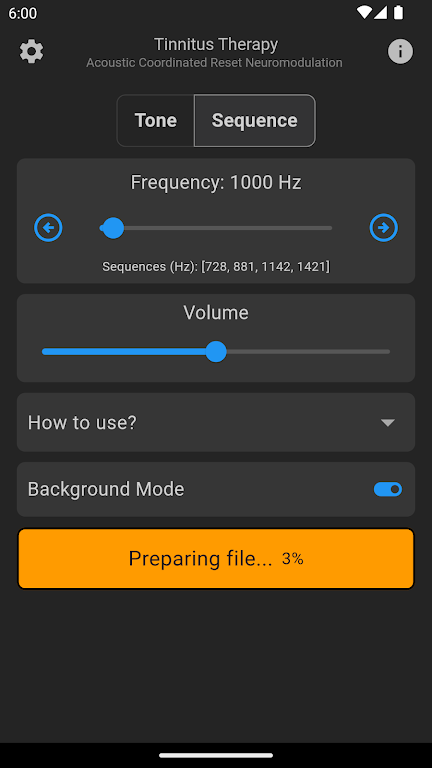 Tinnitus Therapy - ACRN Screenshot 3 